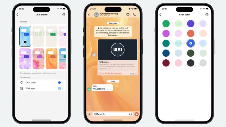 WhatsApp'tan iOS kullanıcılarına yeni sohbet teması