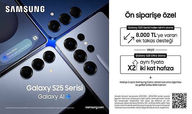 Samsung'dan yeni Galaxy S25 Serisi'ne özel, avantajlı kampanya!