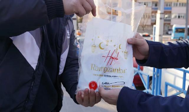 Ankra Keçiören Belediyesi’nden kumanya ve tatlı ikramı