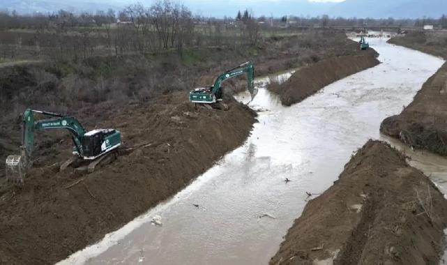 Bursa İnegöl'de sel baskınlarına karşı çalışma sürüyor