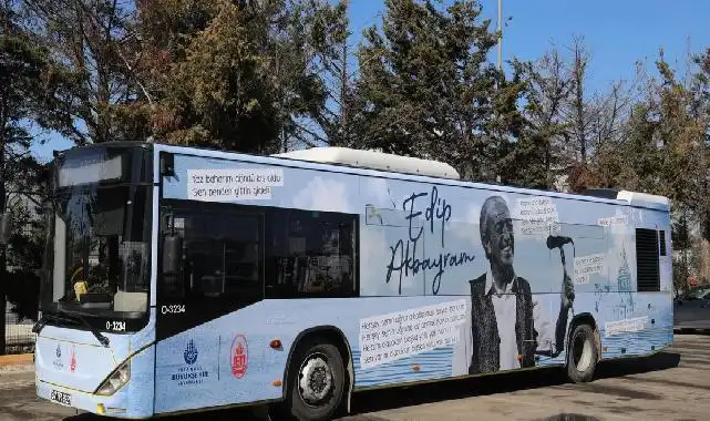İETT'den Edip Akbayram'a vefa otobüsü