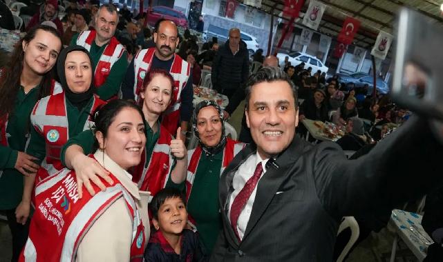 Manisa'da iftar sofrası doldu taştı!