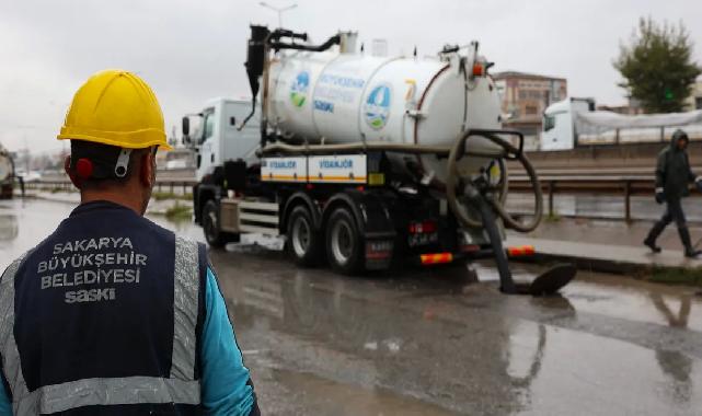 Sakarya'da SASKİ tatilde de teyakkuzda