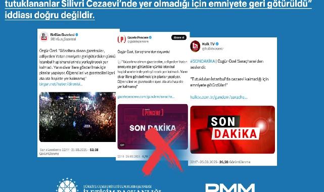 Silivri'de tutuklulara yer kalmadığı iddialarına İletişim'den yanıt