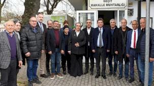 Başkan Aydın Bursa'da mahalle mahalle geziyor!