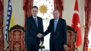 Cumhurbaşkanı Erdoğan, Becirovic'le görüştü