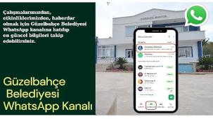 Güzelbahçe Belediyesi WhatsApp Kanalı hizmete açıldı