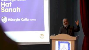 Hattat Kutlu Sakarya'da sanatın inceliklerini anlattı