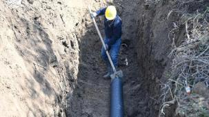 Manisa'da Üçpınar’ın kanalizasyon altyapı sorunu çözülüyor