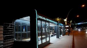 Millet Bahçesi'ne LED'li, modern konsept durak