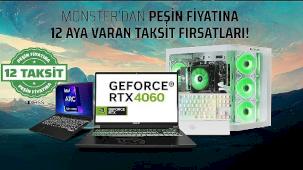 Monster'dan mart ayına özel fırsat: Peşin fiyatına 12 taksitle yüksek performans