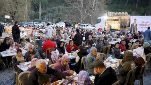 Muğla Dalaman’da binlerce kişi iftar sofrasında buluştu