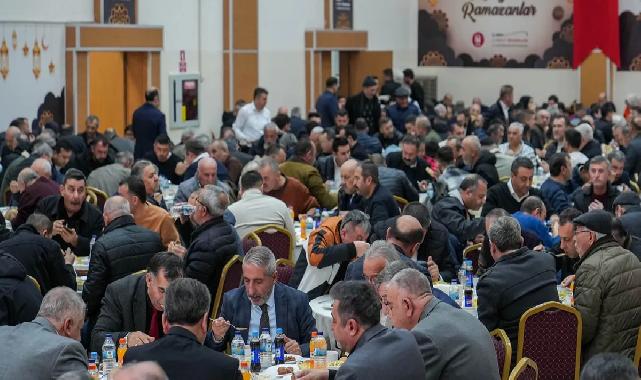 Taksi ve dolmuş esnafını buluşturan iftar!