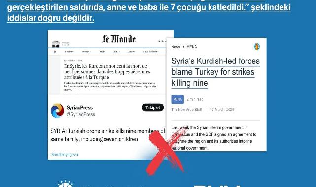 Türkiye SİHA'sı Suriye'ye saldırdı iddialarına açıklama