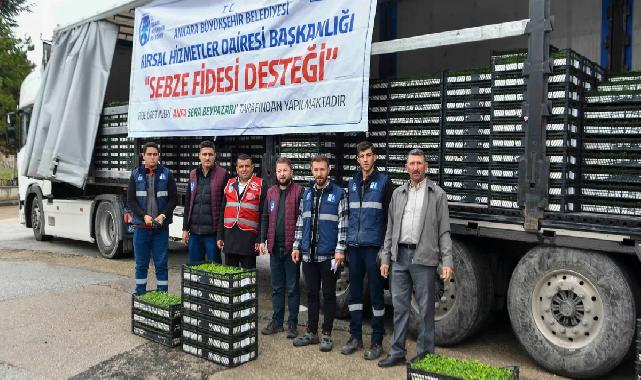 Ankara'da 1 milyonun üzerinde erkenci sebze fidesi dağıtıldı