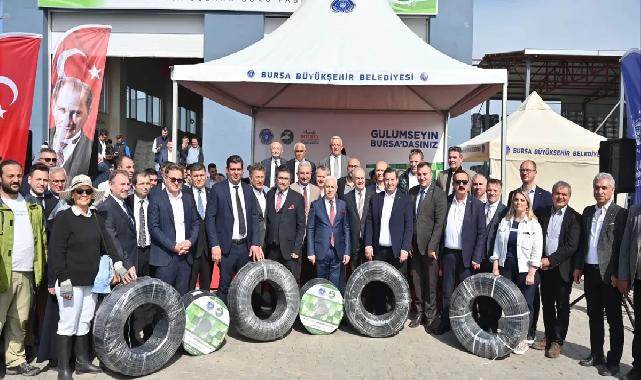 Bursa Büyükşehir’den çiftçiye büyük destek