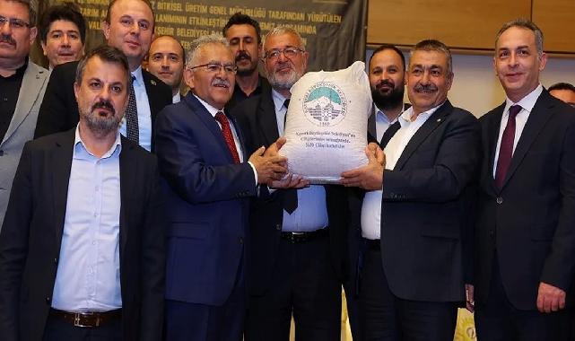 Kayseri Büyükşehir'den tarıma dev katkı