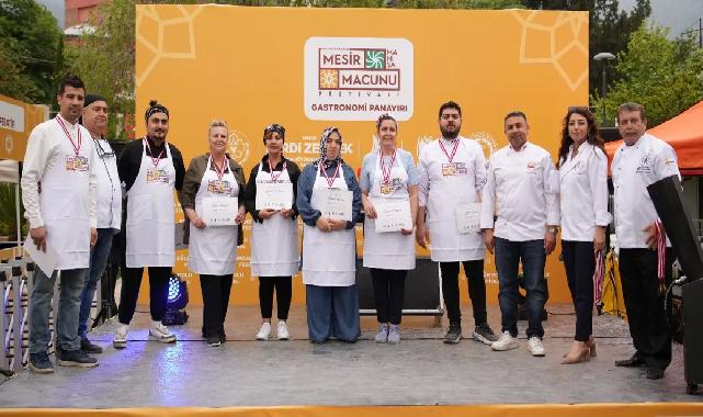 Manisa'da mesir macunu yemekler yarıştı