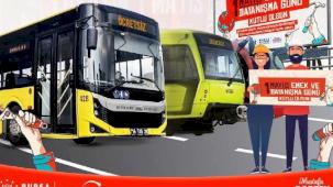 1 Mayıs'ta Bursa'da da ulaşım ücretsiz
