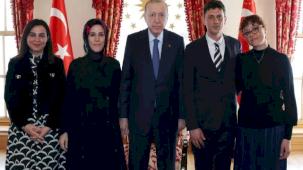 Cumhurbaşkanı Erdoğan, Minguzzi ailesini kabul etti