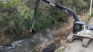 Güzelköy Deresi’nde hummalı çalışma