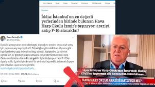 'Hava Harp Okulu İzmir'e taşınacak' iddialarına açıklama