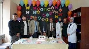 Kayseri Büyükşehir zabıtasından minik Asya'ya unutulmaz doğum günü