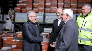 Kayseri'de şafak vakti üreticilere destek