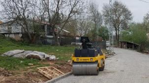 Kocaeli'de Körfez'in köylerine parke taşı döşeniyor