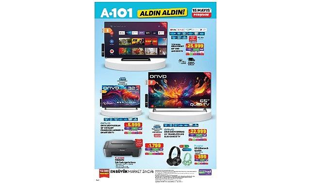 15 Mayıs'ta A101'de Elektronik ve Ev Ürünleri Satışa Sunuluyor