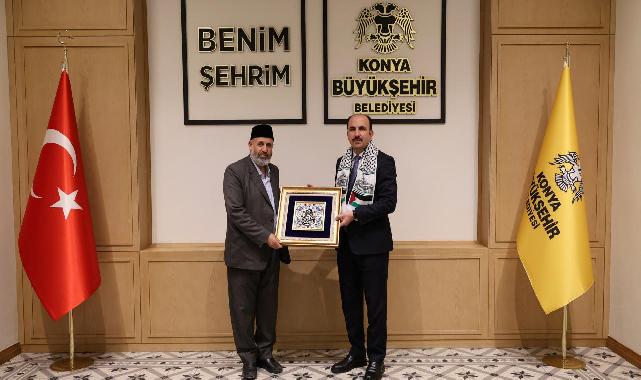 Filistin Âlimler Heyeti Başkanı Tekruri, Başkan Altay'ı ziyaret etti