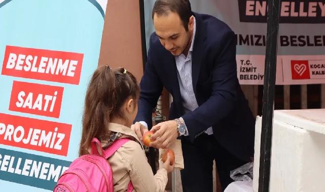 Kocaeli İzmit'te minik kalpler ‘Beslenme Saatiyle’ ısındı