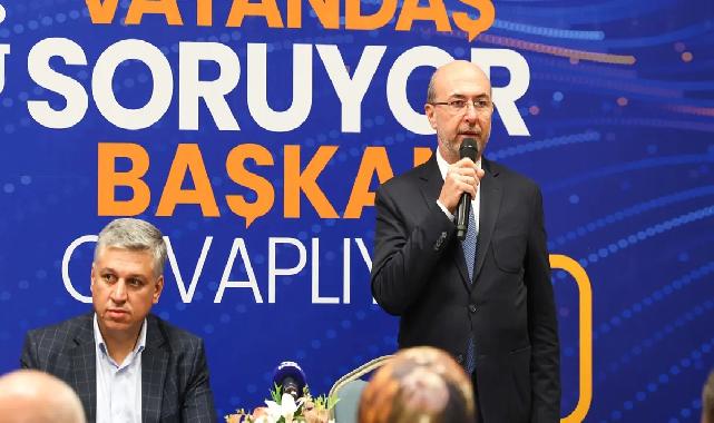 Konya Selçuklu'da vatandaş soruyor, başkan cevaplıyor