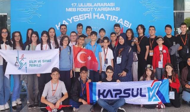 Konya'da MEB Robot Yarışması’nda 6 derece birden