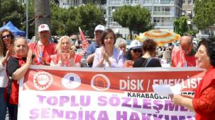 İzmir Karabağlar’da kadına şiddete isyan!