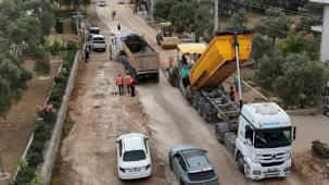 Muğla Büyükşehir Milas Menteş yolunu yeniliyor