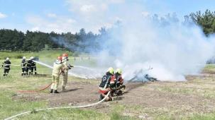 Nefes kesen yangın tatbikatı