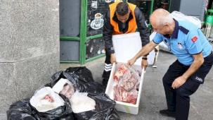 Usulsüz şekilde taşınan 300 kilogram ete el kondu