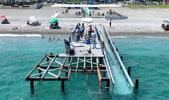 Antalya'da 'Engelsiz Plaj' yeni sezona hazırlanıyor