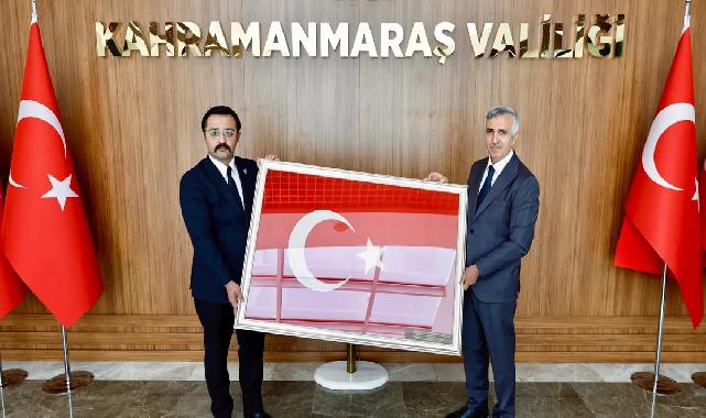 Kahramanmaraş'ta Şahbazlı'dan Vali Ünlüer'e anlamlı hediye