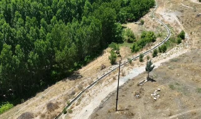 Malatya'da 1200 dekarlık alana kayıpsız su desteği
