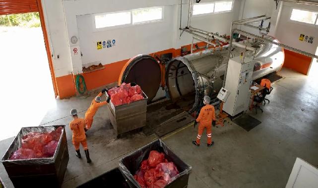 Mersin’de tıbbi atıklar güvenle bertaraf ediliyor