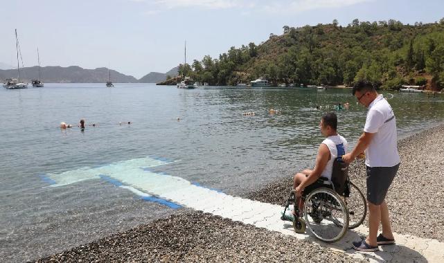 Muğla’da engelsiz plajlarla hayat kolaylaşıyor