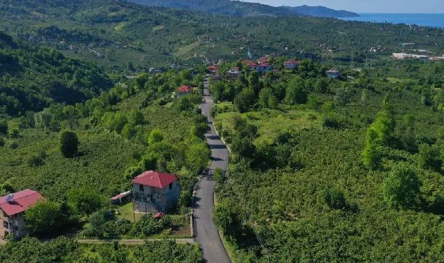 Ordu'da Yaraşlı Yolu sıcak asfalta kavuştu