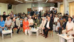 Başkan Büyükgöz, vatandaşla 