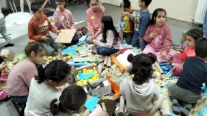 Bursa’da çocuklar 'Esnek Oyun Alanı'nda eğlenerek öğrendi