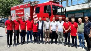 Gönüllü kahramanlara moral ziyareti