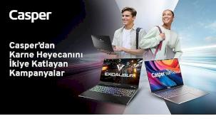 Karne coşkusu teknoloji ile buluştu Casper'dan karne heyecanını ikiye katlayan kampanyalar