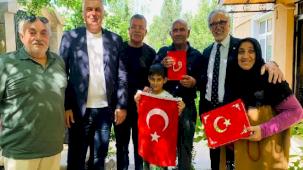 Kartepe'deki Kıbrıs Gazilerine vefa ziyareti