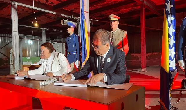 Başkan Tugay Bosna’da Srebrenitsa Katliamı’nın kurbanlarını andı